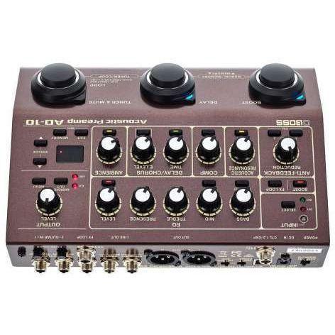 Pedal Boss Pré-amplificador De Violão Ad10 Acoustic Preamp